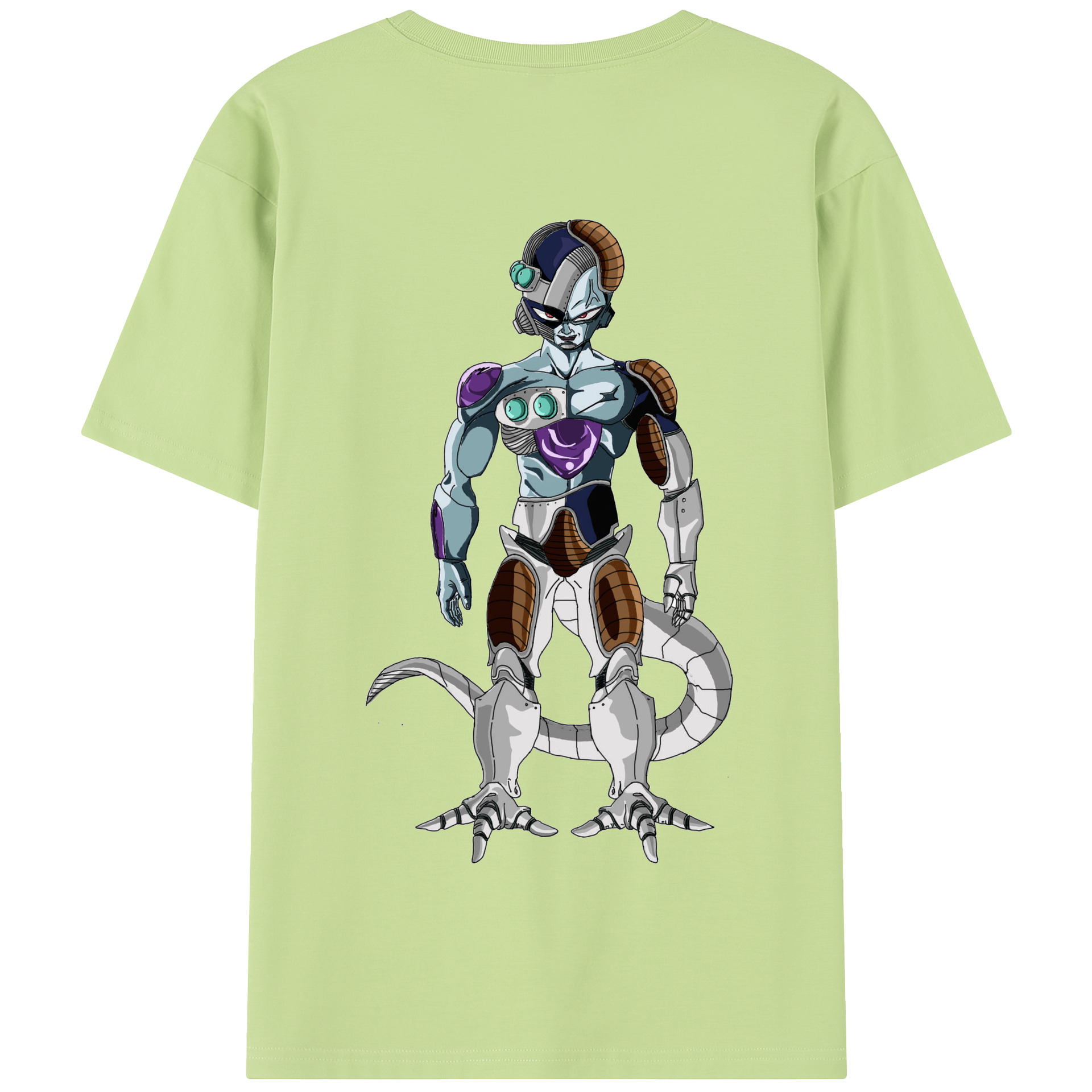 （画像用） ドラゴンボール クウラ DRAGON BALL Cooler Coora 綿100％半袖Tシャツ（背面プリント）